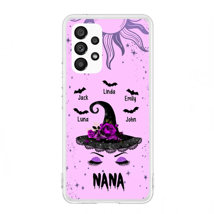 Personalized Mother Witch Phone Case - Upto 5 Kid's - Best Gift For Mother -Grandma,Gigi,Nana,Mama,Gigi