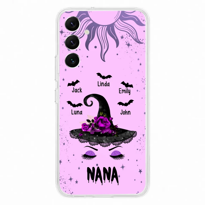 Personalized Mother Witch Phone Case - Upto 5 Kid's - Best Gift For Mother -Grandma,Gigi,Nana,Mama,Gigi