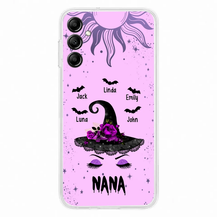 Personalized Mother Witch Phone Case - Upto 5 Kid's - Best Gift For Mother -Grandma,Gigi,Nana,Mama,Gigi