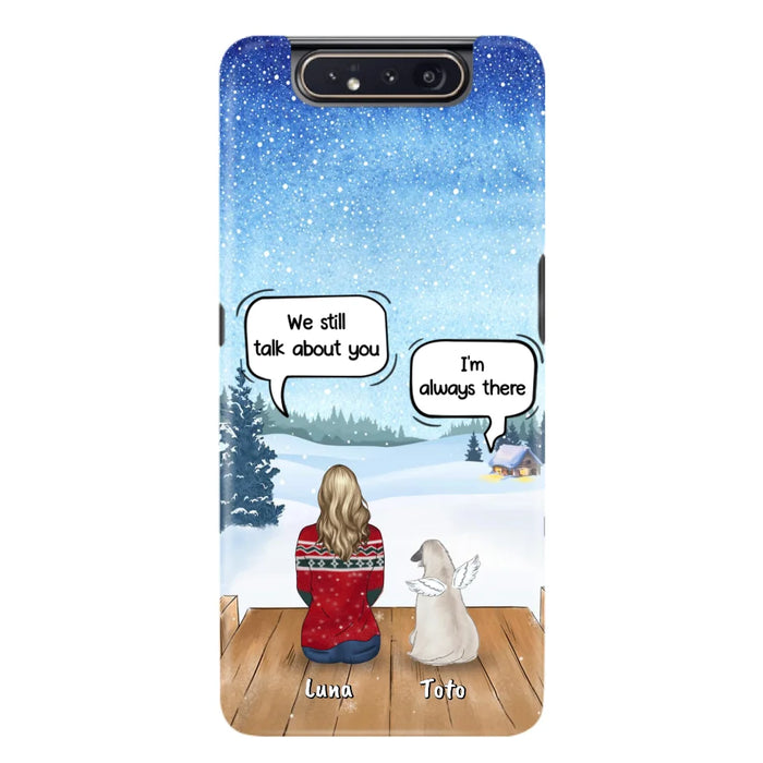 Custom Personalized Dog Horse Phone Case - Man/ Woman With Upto 5 Pets - Case For iPhone And Samsung