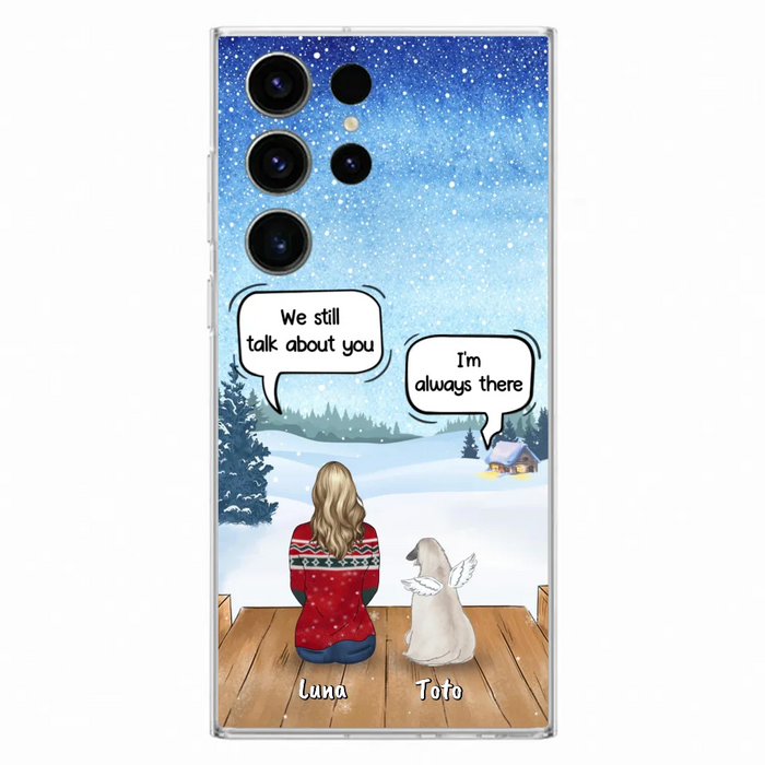 Custom Personalized Dog Horse Phone Case - Man/ Woman With Upto 5 Pets - Case For iPhone And Samsung