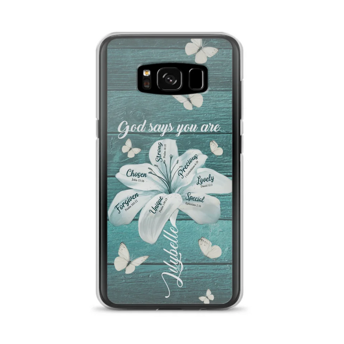 Custom Personalized Phone Case - Gods Says You Are - Case For Iphone Samsung - BR9N4C