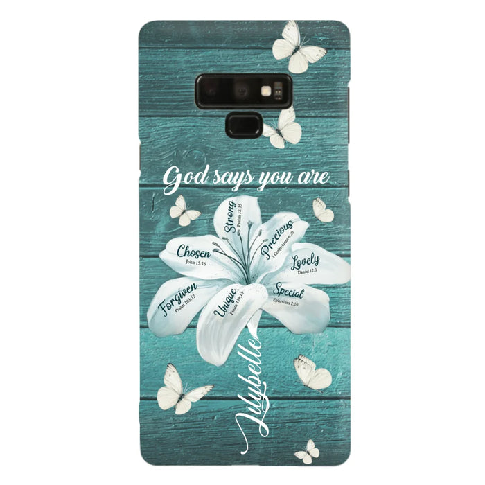 Custom Personalized Phone Case - Gods Says You Are - Case For Iphone Samsung - BR9N4C