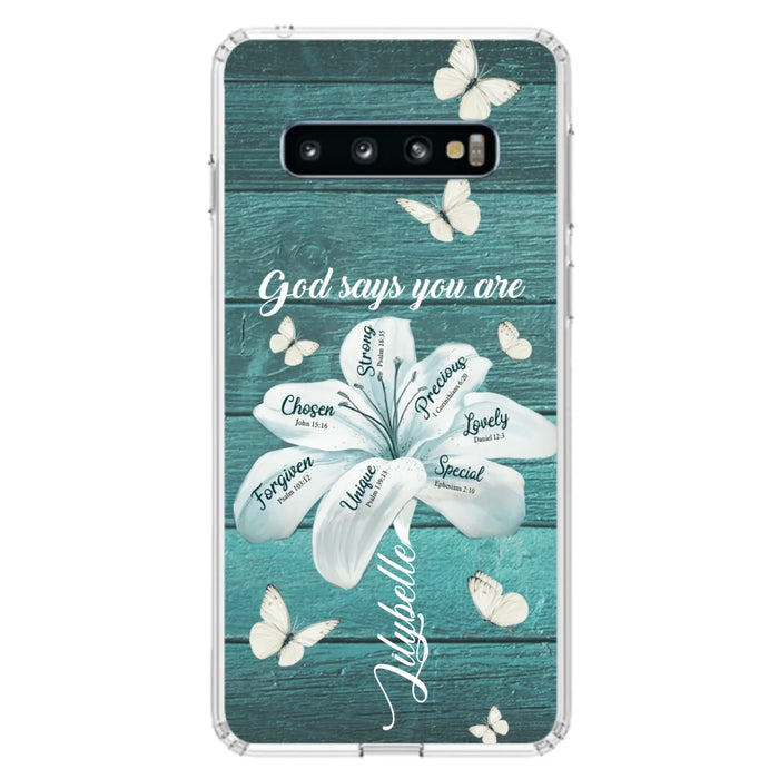 Custom Personalized Phone Case - Gods Says You Are - Case For Iphone Samsung - BR9N4C