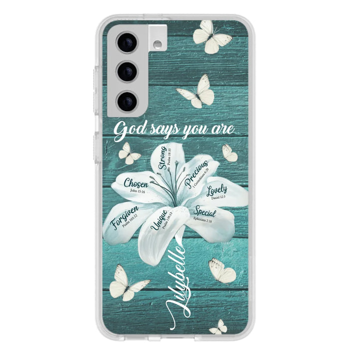 Custom Personalized Phone Case - Gods Says You Are - Case For Iphone Samsung - BR9N4C