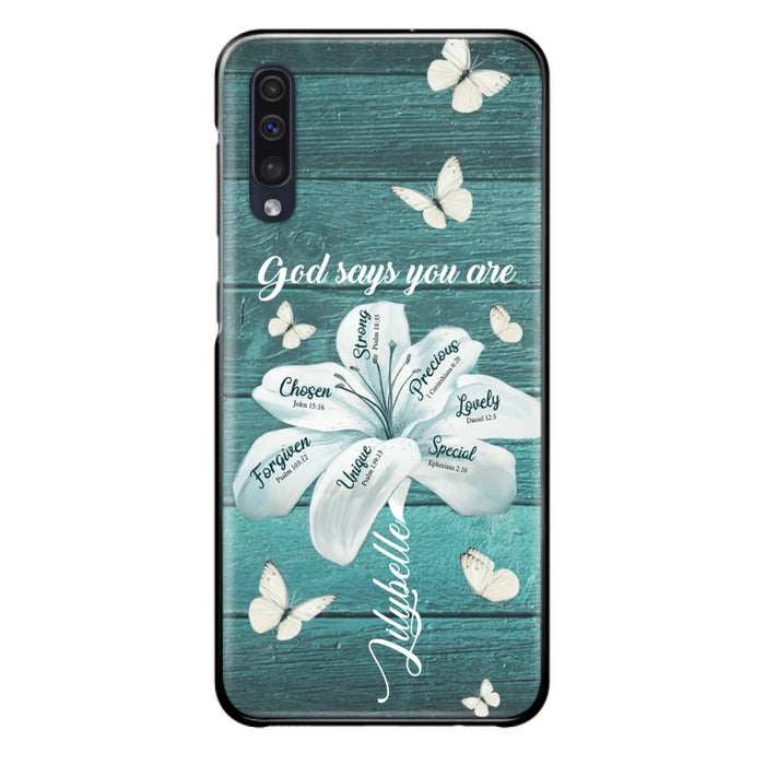 Custom Personalized Phone Case - Gods Says You Are - Case For Iphone Samsung - BR9N4C