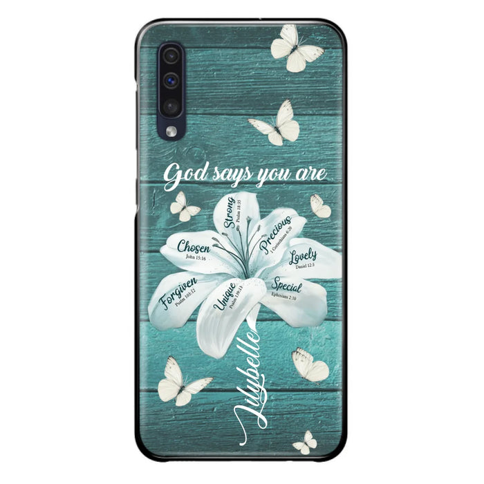 Custom Personalized Phone Case - Gods Says You Are - Case For Iphone Samsung - BR9N4C