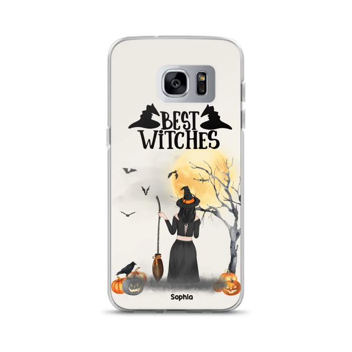 Custom Personalized Witchy Friends Phone Case - Gift For Best Friends with up to 3 Witches - Best Witches