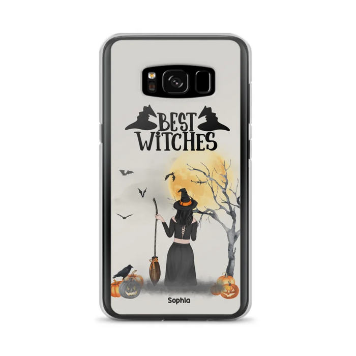 Custom Personalized Witchy Friends Phone Case - Gift For Best Friends with up to 3 Witches - Best Witches