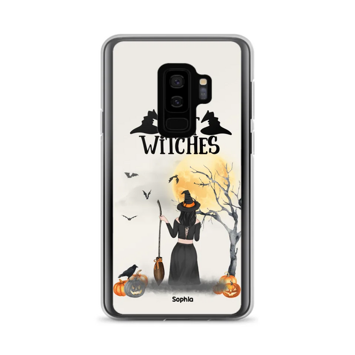 Custom Personalized Witchy Friends Phone Case - Gift For Best Friends with up to 3 Witches - Best Witches