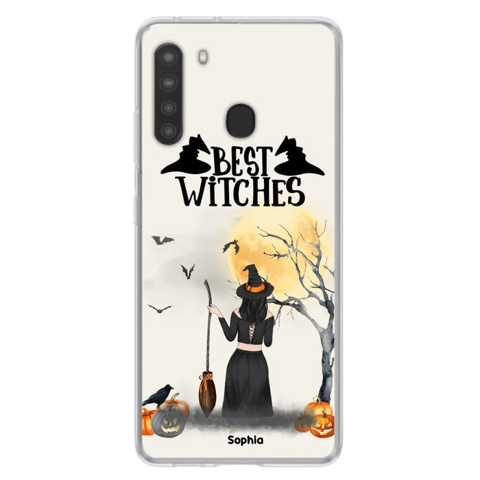 Custom Personalized Witchy Friends Phone Case - Gift For Best Friends with up to 3 Witches - Best Witches