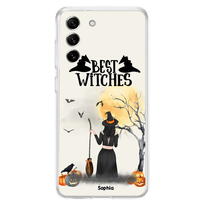 Custom Personalized Witchy Friends Phone Case - Gift For Best Friends with up to 3 Witches - Best Witches