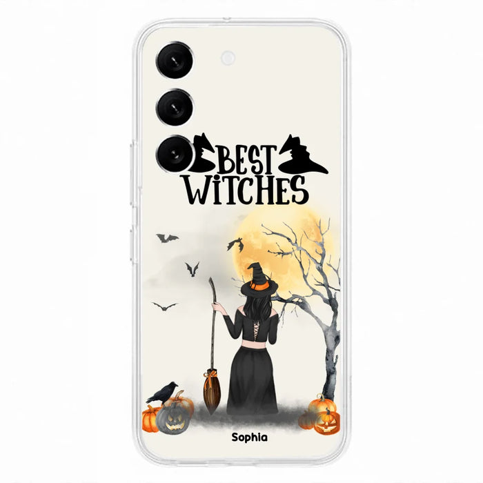 Custom Personalized Witchy Friends Phone Case - Gift For Best Friends with up to 3 Witches - Best Witches