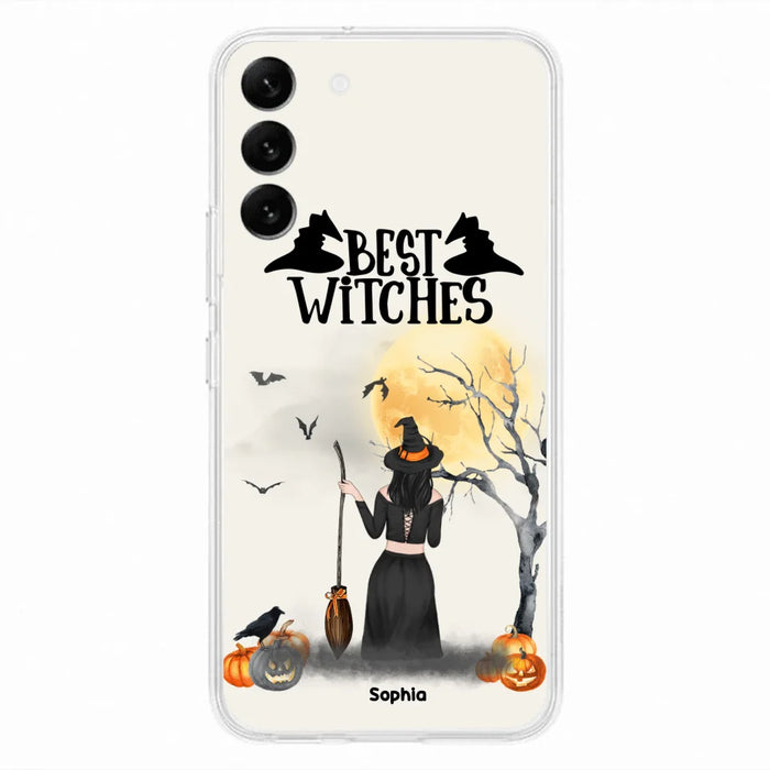 Custom Personalized Witchy Friends Phone Case - Gift For Best Friends with up to 3 Witches - Best Witches