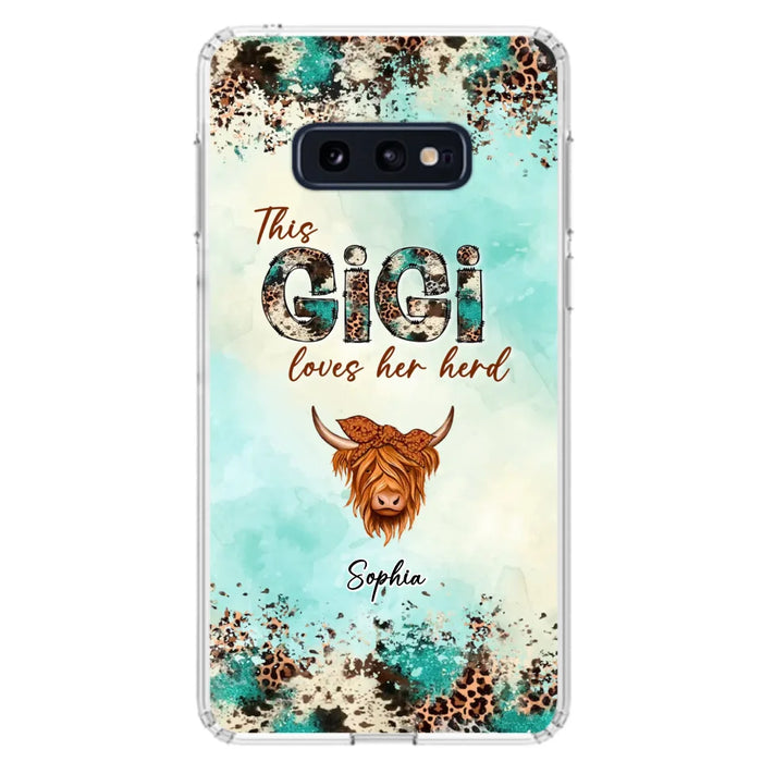 Custom Personalized This Gigi Love Her Herd Phone Case For iPhone/ Samsung - Mother's Day Gift Idea For Mom/ Grandma