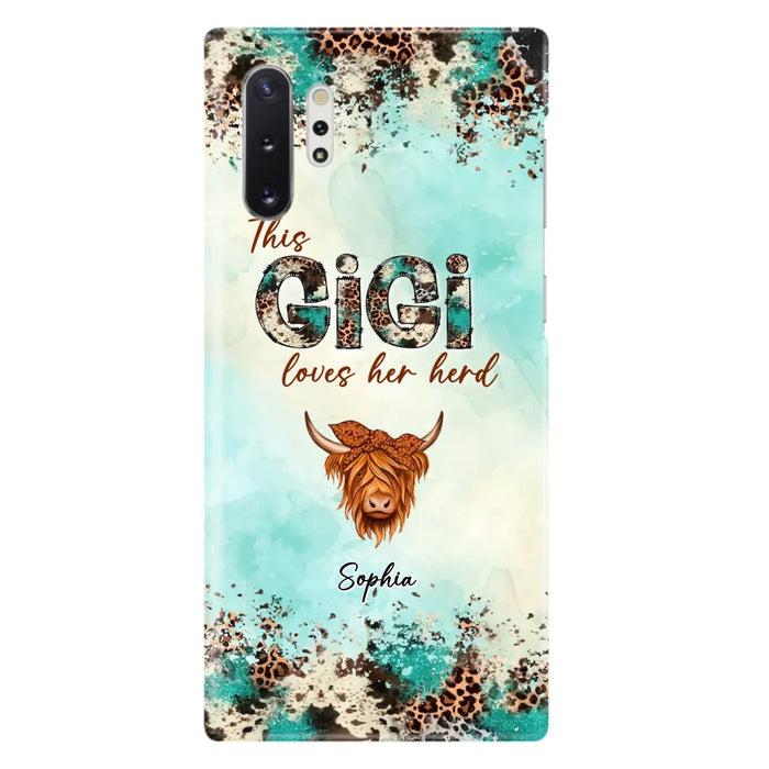 Custom Personalized This Gigi Love Her Herd Phone Case For iPhone/ Samsung - Mother's Day Gift Idea For Mom/ Grandma