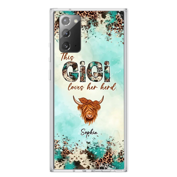 Custom Personalized This Gigi Love Her Herd Phone Case For iPhone/ Samsung - Mother's Day Gift Idea For Mom/ Grandma