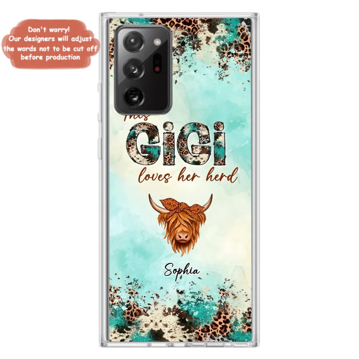 Custom Personalized This Gigi Love Her Herd Phone Case For iPhone/ Samsung - Mother's Day Gift Idea For Mom/ Grandma