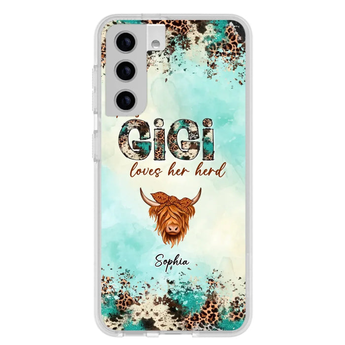 Custom Personalized This Gigi Love Her Herd Phone Case For iPhone/ Samsung - Mother's Day Gift Idea For Mom/ Grandma