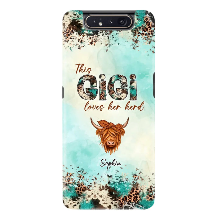 Custom Personalized This Gigi Love Her Herd Phone Case For iPhone/ Samsung - Mother's Day Gift Idea For Mom/ Grandma