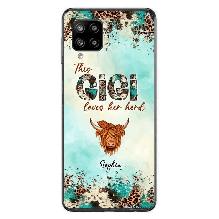 Custom Personalized This Gigi Love Her Herd Phone Case For iPhone/ Samsung - Mother's Day Gift Idea For Mom/ Grandma