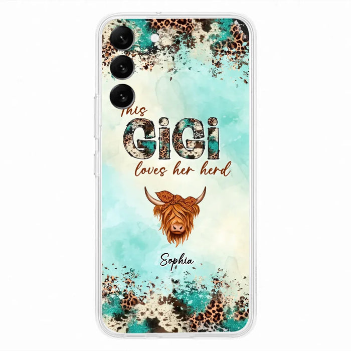 Custom Personalized This Gigi Love Her Herd Phone Case For iPhone/ Samsung - Mother's Day Gift Idea For Mom/ Grandma