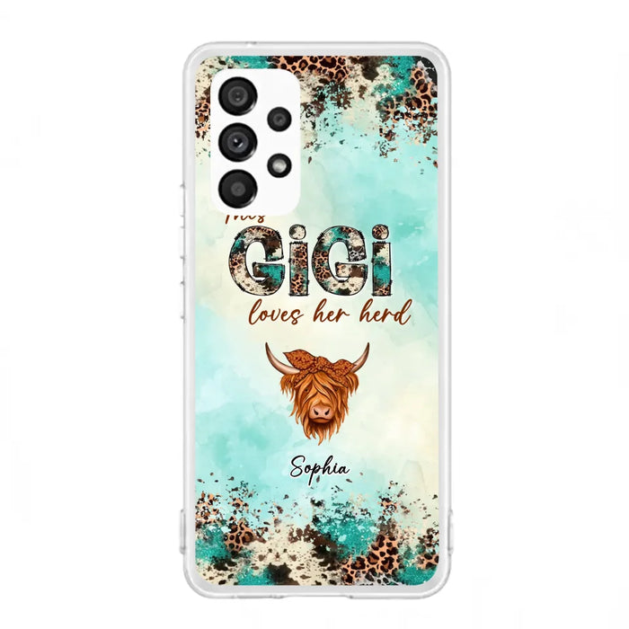 Custom Personalized This Gigi Love Her Herd Phone Case For iPhone/ Samsung - Mother's Day Gift Idea For Mom/ Grandma