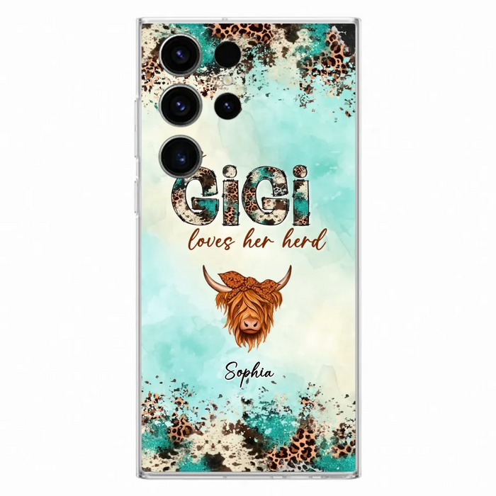 Custom Personalized This Gigi Love Her Herd Phone Case For iPhone/ Samsung - Mother's Day Gift Idea For Mom/ Grandma