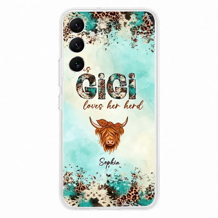 Custom Personalized This Gigi Love Her Herd Phone Case For iPhone/ Samsung - Mother's Day Gift Idea For Mom/ Grandma