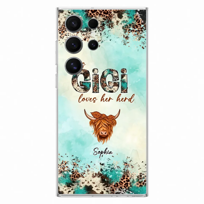 Custom Personalized This Gigi Love Her Herd Phone Case For iPhone/ Samsung - Mother's Day Gift Idea For Mom/ Grandma