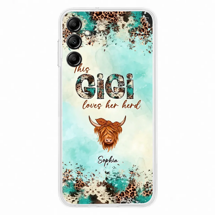 Custom Personalized This Gigi Love Her Herd Phone Case For iPhone/ Samsung - Mother's Day Gift Idea For Mom/ Grandma