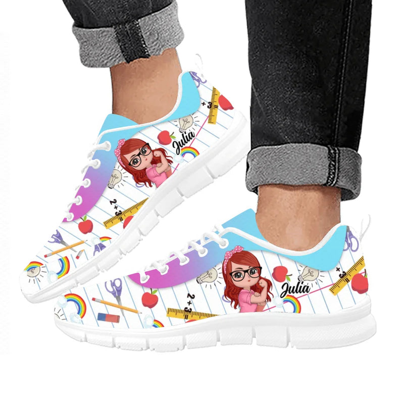 Custom Personalized Teacher Sneakers - Gift Idea For Teacher