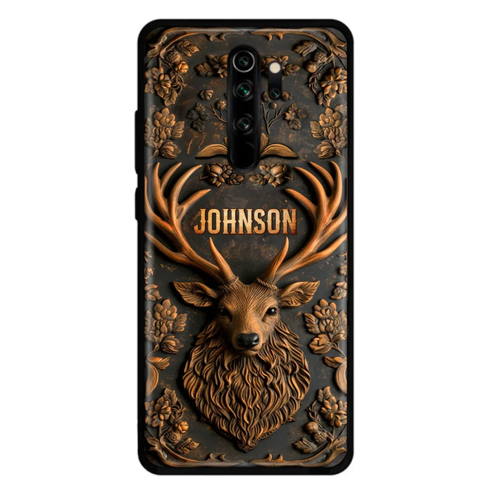 Custom Personalized Deer Hunting 3D Printed Effect  Phone Case - Gift Idea For Hunting Lover - Case For Xiaomi/ Oppo/ Huawei