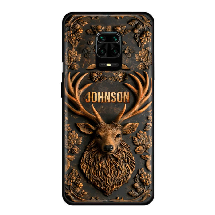 Custom Personalized Deer Hunting 3D Printed Effect  Phone Case - Gift Idea For Hunting Lover - Case For Xiaomi/ Oppo/ Huawei