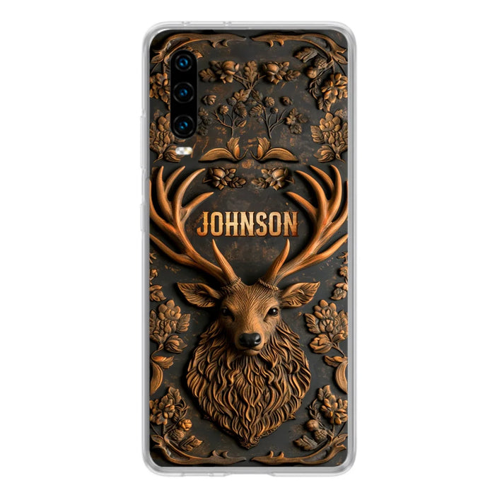 Custom Personalized Deer Hunting 3D Printed Effect  Phone Case - Gift Idea For Hunting Lover - Case For Xiaomi/ Oppo/ Huawei