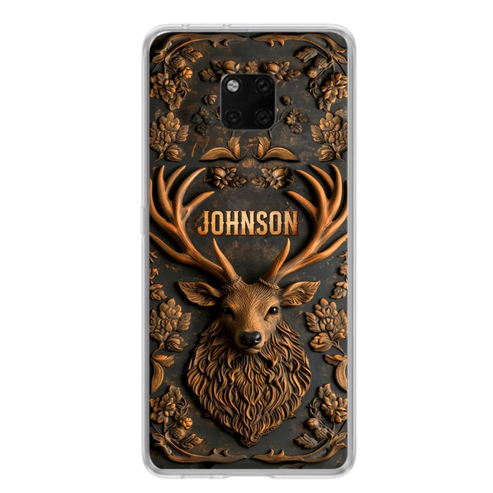 Custom Personalized Deer Hunting 3D Printed Effect  Phone Case - Gift Idea For Hunting Lover - Case For Xiaomi/ Oppo/ Huawei