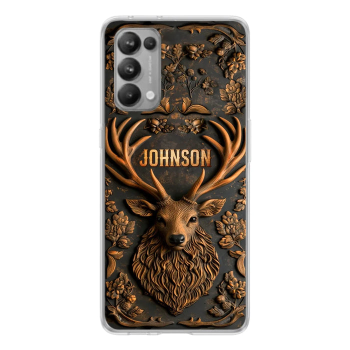 Custom Personalized Deer Hunting 3D Printed Effect  Phone Case - Gift Idea For Hunting Lover - Case For Xiaomi/ Oppo/ Huawei