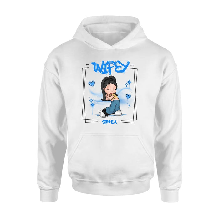 Personalized Hubby Wifey Y2K Couple T-shirt/Long Sleeve/Sweatshirt/Hoodie - Gift Idea For Couple