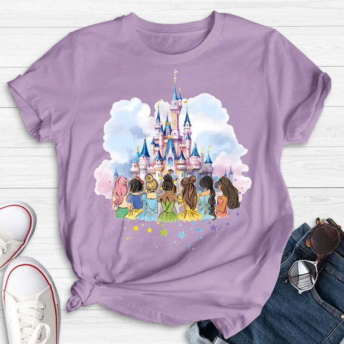 Personalized Fairy Castle Shirt/Hoodie - Gift Idea For Girls - Magic Kingdom Princess