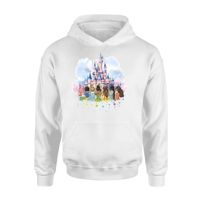 Personalized Fairy Castle Shirt/Hoodie - Gift Idea For Girls - Magic Kingdom Princess