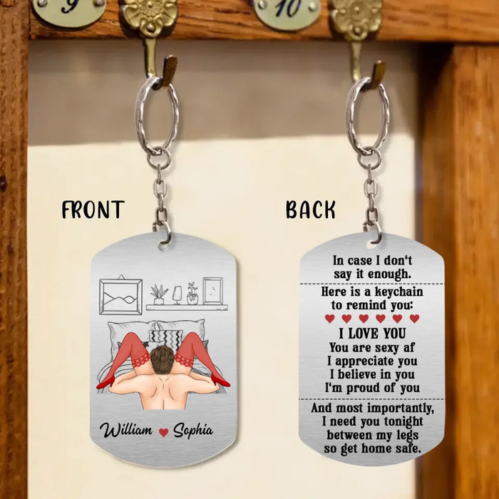 Personalized Couple Aluminum Keychain - Christmas/Valentine's Day/Birthday Gift For Couple - Need You Here With Me