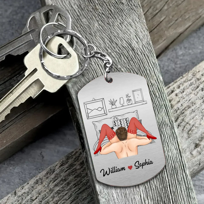 Personalized Couple Aluminum Keychain - Christmas/Valentine's Day/Birthday Gift For Couple - Need You Here With Me