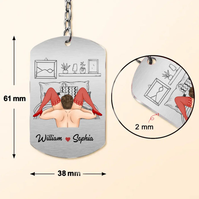 Personalized Couple Aluminum Keychain - Christmas/Valentine's Day/Birthday Gift For Couple - Need You Here With Me