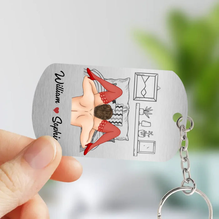 Personalized Couple Aluminum Keychain - Christmas/Valentine's Day/Birthday Gift For Couple - Need You Here With Me