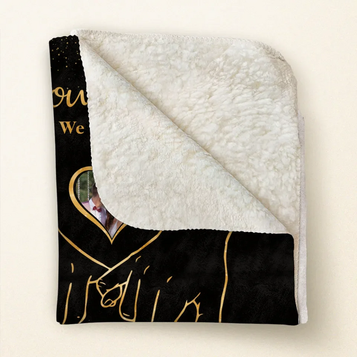 Personalized Couple Fleece Throw Blanket & Quilt - Upload Photo - Valentines Anniversary Gift Idea For Couple/Him & Her - You & Me We Got This