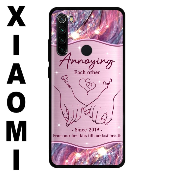 Custom Personalized Couple Phone Case For Xiaomi/ Oppo/ Huawei - Gift Idea For Couple - Annoying Each Other