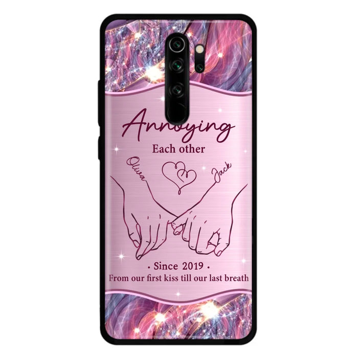 Custom Personalized Couple Phone Case For Xiaomi/ Oppo/ Huawei - Gift Idea For Couple - Annoying Each Other