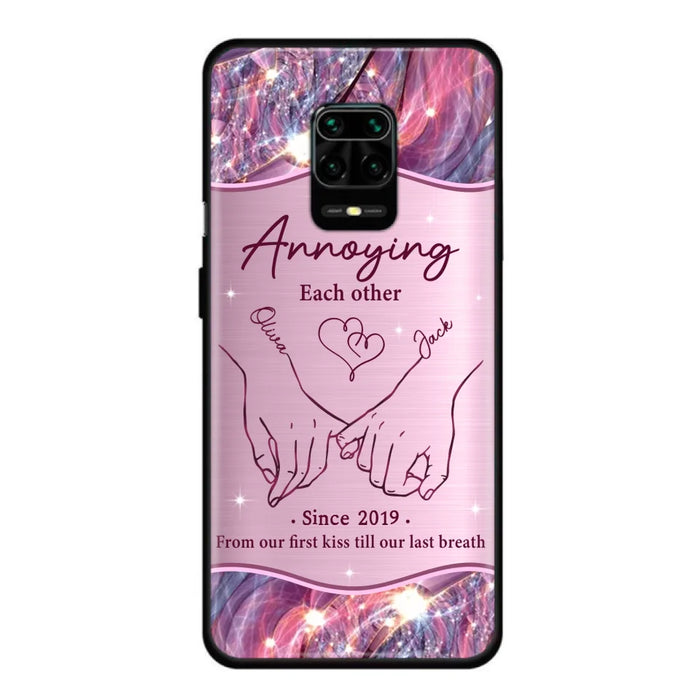 Custom Personalized Couple Phone Case For Xiaomi/ Oppo/ Huawei - Gift Idea For Couple - Annoying Each Other