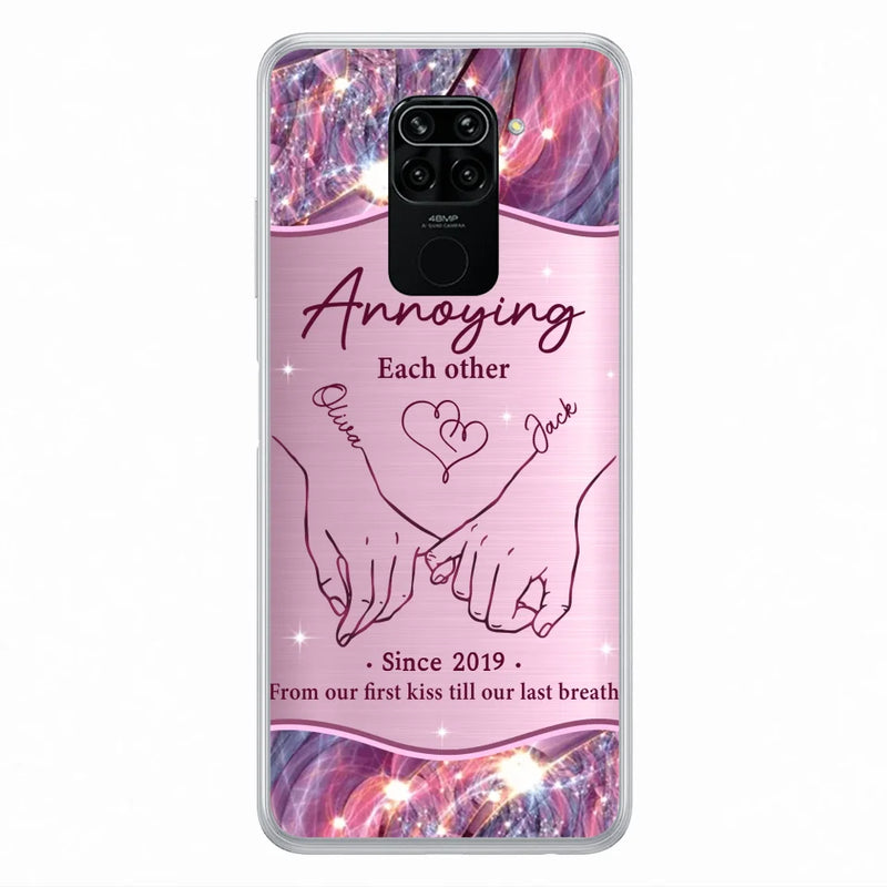 Custom Personalized Couple Phone Case For Xiaomi/ Oppo/ Huawei - Gift Idea For Couple - Annoying Each Other