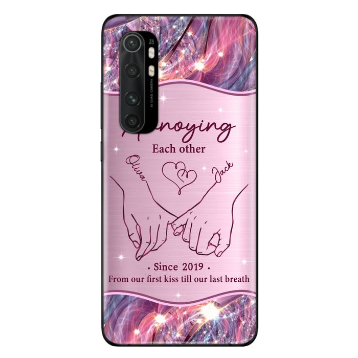 Custom Personalized Couple Phone Case For Xiaomi/ Oppo/ Huawei - Gift Idea For Couple - Annoying Each Other